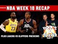 Hoops &amp; Brews 280: NBA Week 18 Thoughts | Lakers, Clippers, Bucks + More!