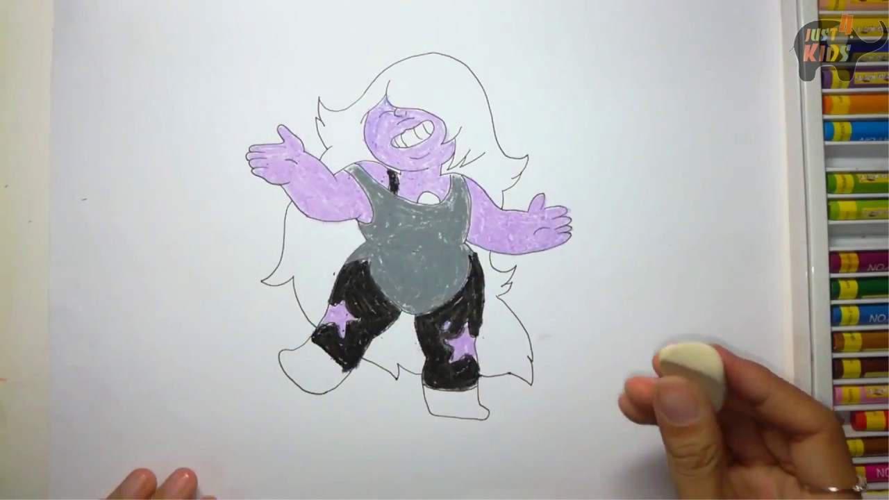 Vẽ nhân vật hoạt hình Amethyst trong Steven Universe  Cartoon Network   YouTube