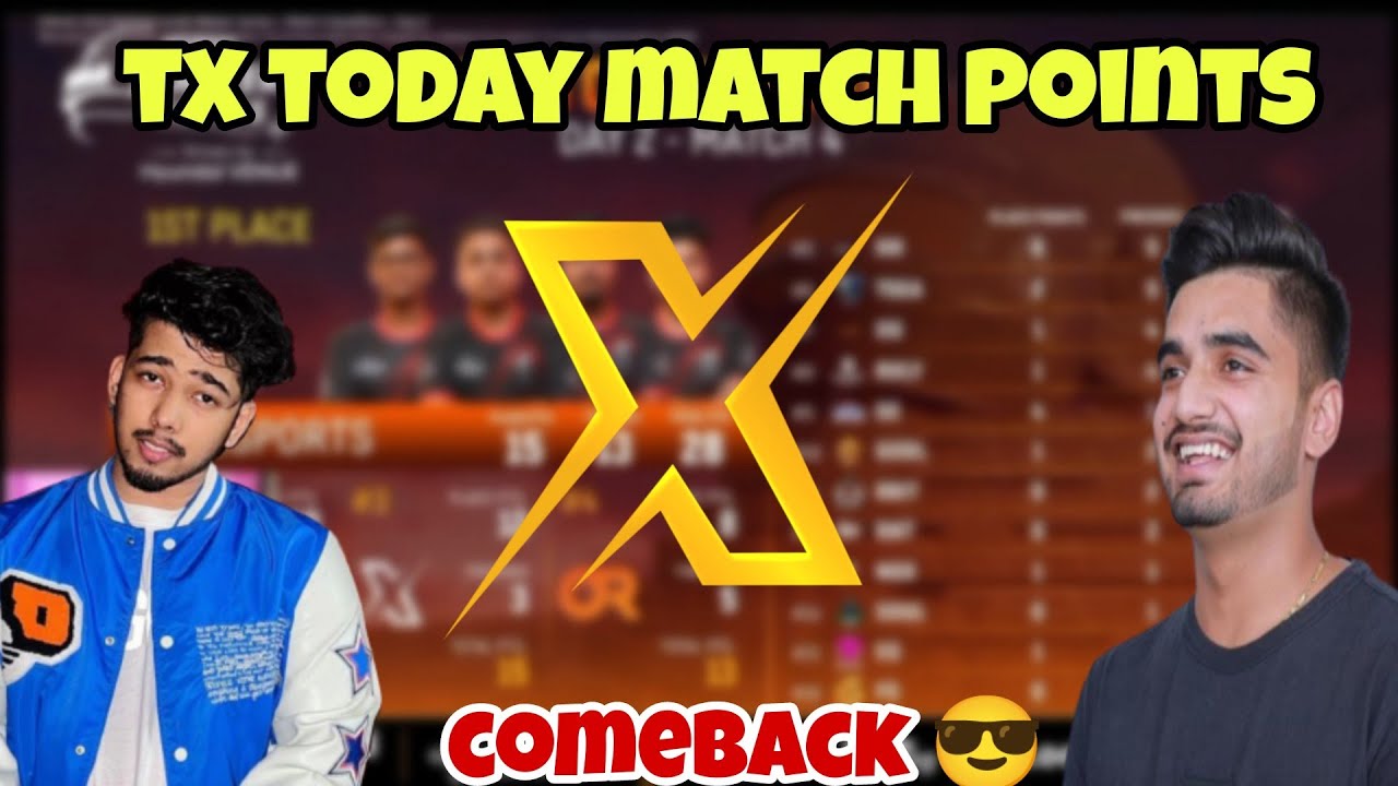 TX today match points l TX #2 Again ❤ TeamXspark Comeback ll