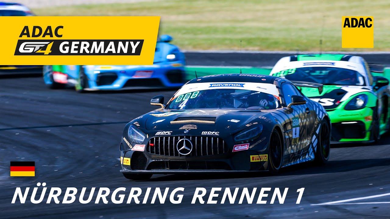 ADAC GT4 Germany Nürburgring 2023 Re-Live Rennen 1 Deutsch