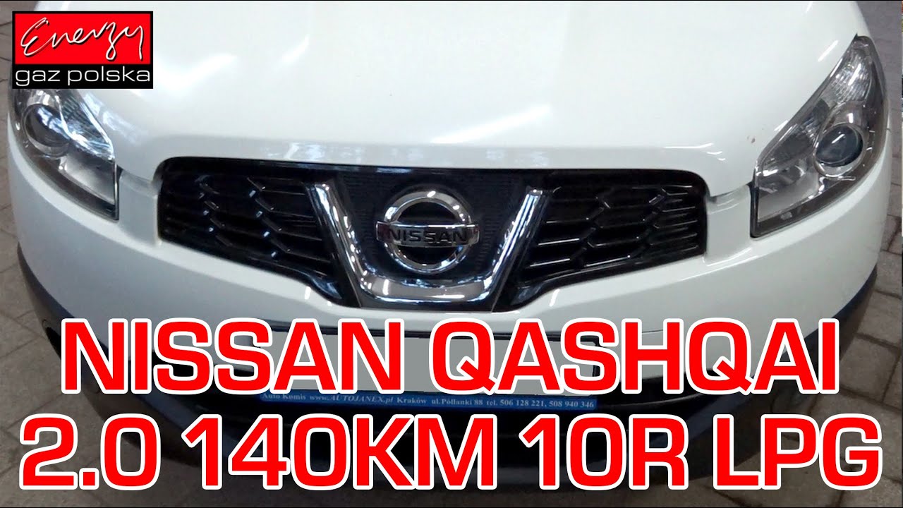 Montaż LPG Nissan Qashqai z 2.0 140KM 2010r w Energy Gaz