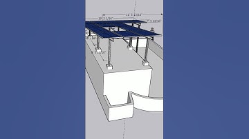 Thumbnail of Uplift Structure for Solar System Designed in Professional  Sketchup Software