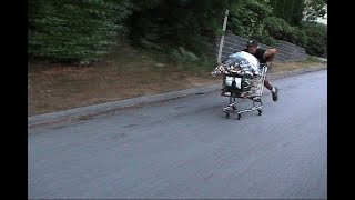 Carts of Darkness Trailer NFB homeless men racing shopping carts