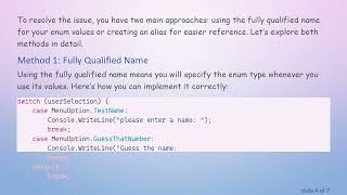 Understanding enum Values in C# : A Guide to Proper Implementation