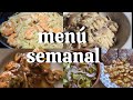 Menú semanal 🍱 ¿Que comemos hoy? | Meal Prep | 4 Recetas fáciles