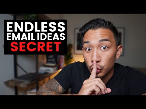 The Real SECRET To Never Run Out Of Email Ideas