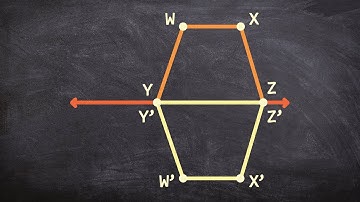 Reflecting a polygon over a horizontal line of symmetry