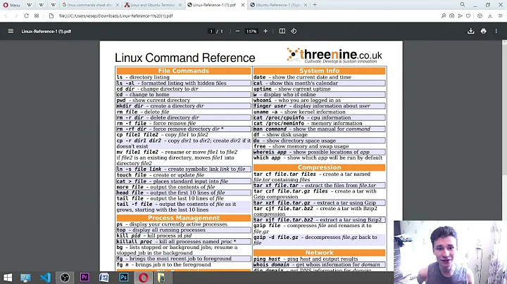 Learning Linux and Ubuntu Terminal Commands :)