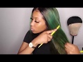 GREEN HAIR?! Water Wave Straighten Test ft. RECOOL HAIR