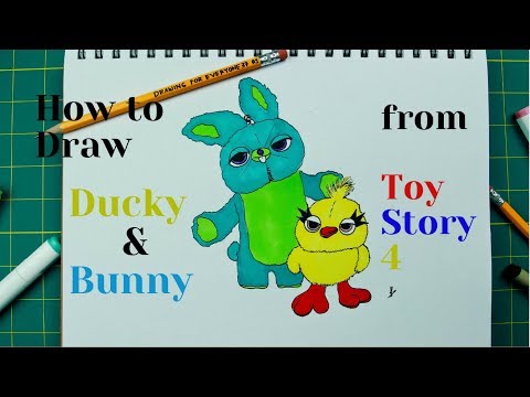 how-to-draw-ducky-and-bunny-from-the-movie-toy-story-4-/-drawing-for-everyone37