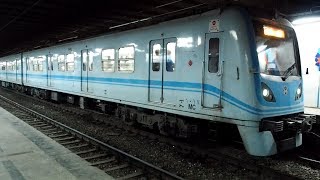 2019/07/01 カイロ地下鉄 2号線 現代ロテム 1017F アル・ショハダー駅 | Cairo Metro Line 2: Hyundai Rotem 1017F at Al Shohadaa