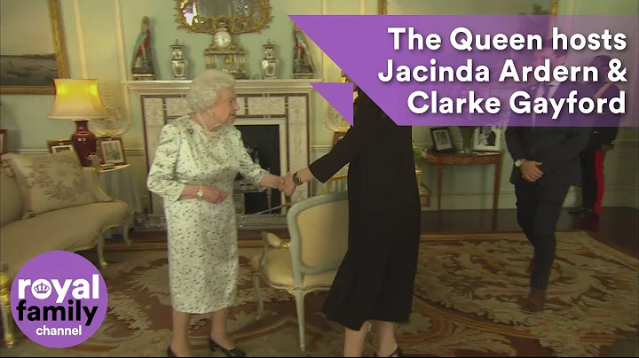 The Queen hosts Jacinda Ardern and Clarke Gayford ...