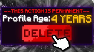 DELETING A 4 YEAR OLD PROFILE... | Hypixel Skyblock
