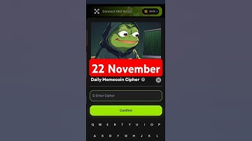 Memes Lab Daily Memcoin Cipher Code 22 November | MEMES Lab Cipher Code | Memes Lab Code | #memeslab