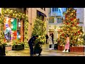 London Christmas Lights 2021 | Bond Street Luxury Christmas Shopping | London Winter Walk - 4k HDR
