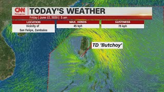 'Butchoy' brings rains over Luzon areas