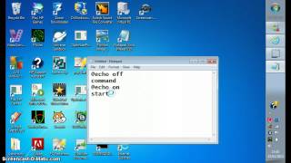 Notepad Viruses and Tricks-Turn on Command screenshot 4