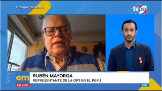 Café Con Noticias | Dr. Rubén Mayorga, representante de la OPS/OMS en el Perú