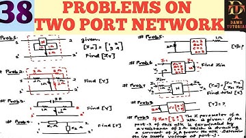 Lec-38 Problems on interconnection of two 2-Port network