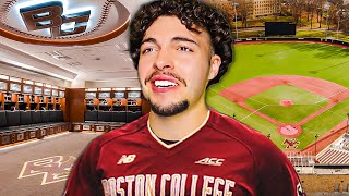 Touring Boston College's AMAZING Baseball Facility! ($200,000,000)