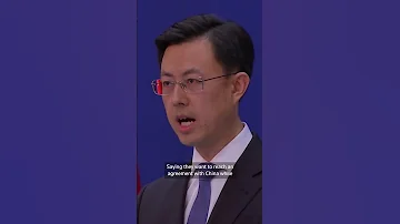 China Says US Should Stop Threats 