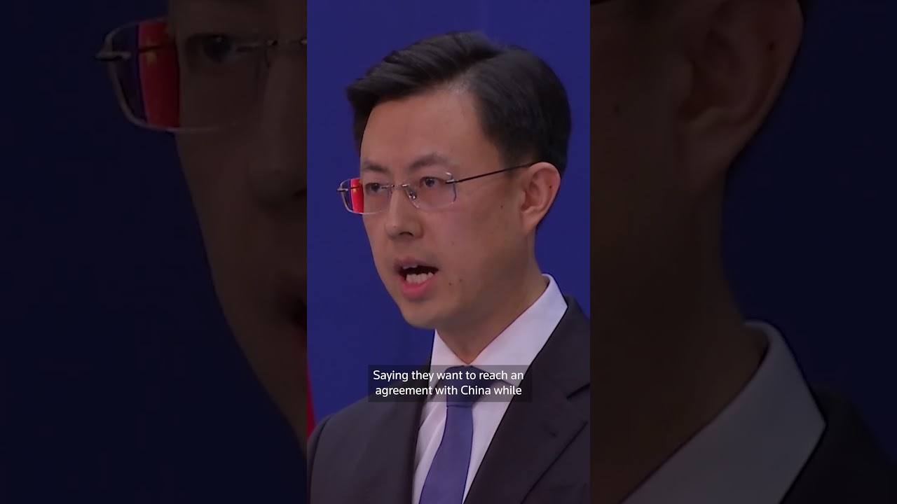 China says US should stop threats