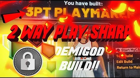 THE OFFICIAL 2K21 DEMI-GOD BUILD!! 2 - WAY PLAY/SHARP