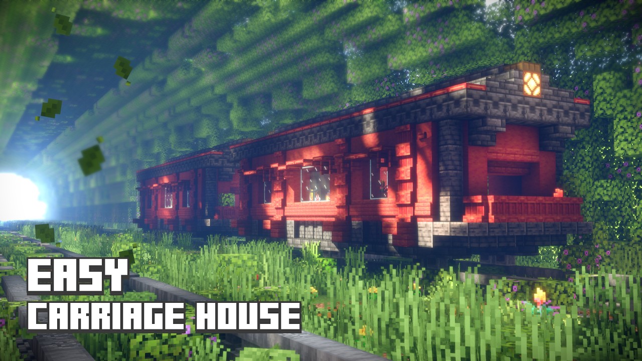 Minecraft Carriage House Tutorial 🌱