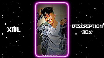 PSYCHO SAIYAAN 🥀🥰 || NEW TREND XML 🎟️🦋 || XML FILE 🗃️|| #xml #xml_file #alightmotion @AmanEditz9118