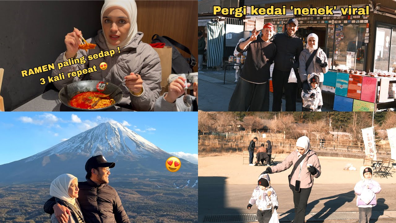 Mt Fuji munculkan diri ! Kedai Viral Nenek & Makan Ramen Gyumon sedap sangaaattt !!!