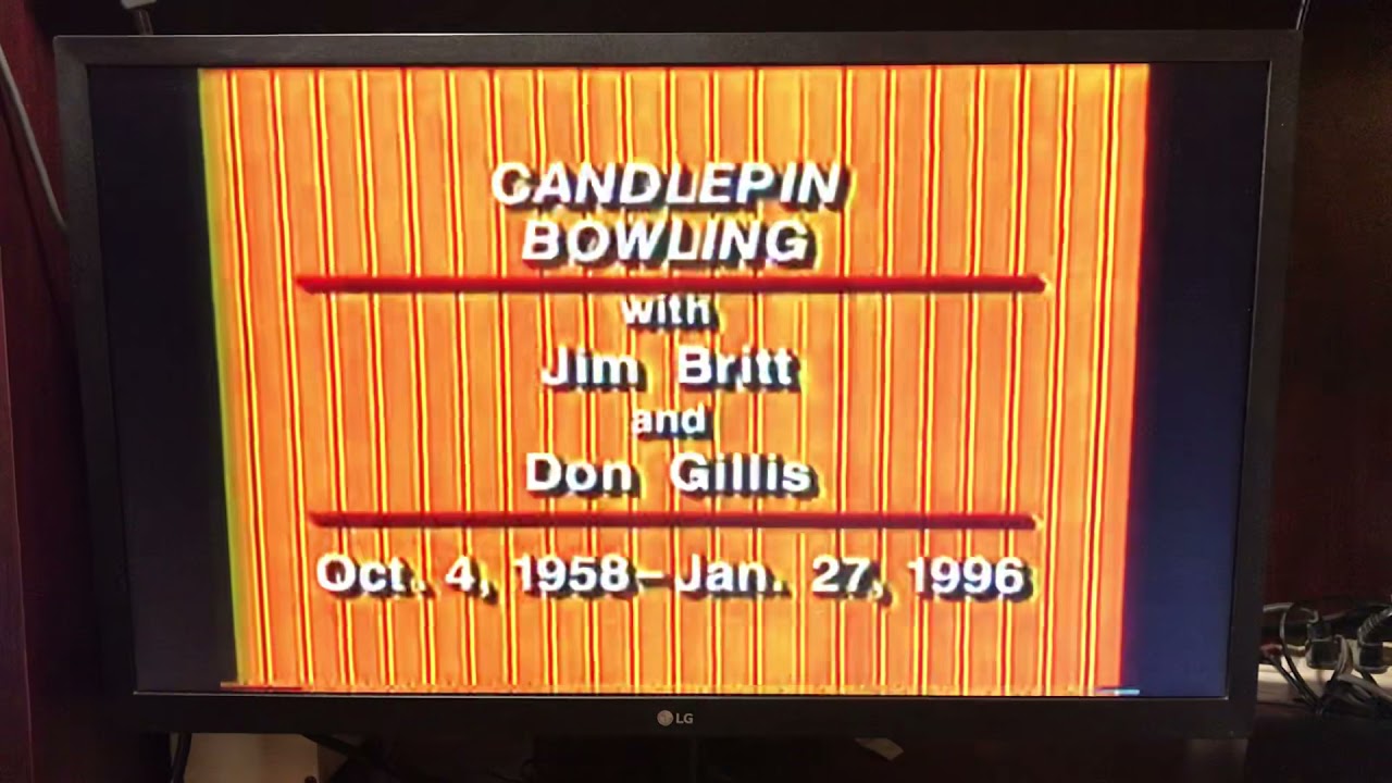 R.I.P CANDLEPIN BOWLING 🎳 ON CHANNEL 5 WCVBTV BOSTON WITH JIM BRITT AND DON GILLIS YouTube