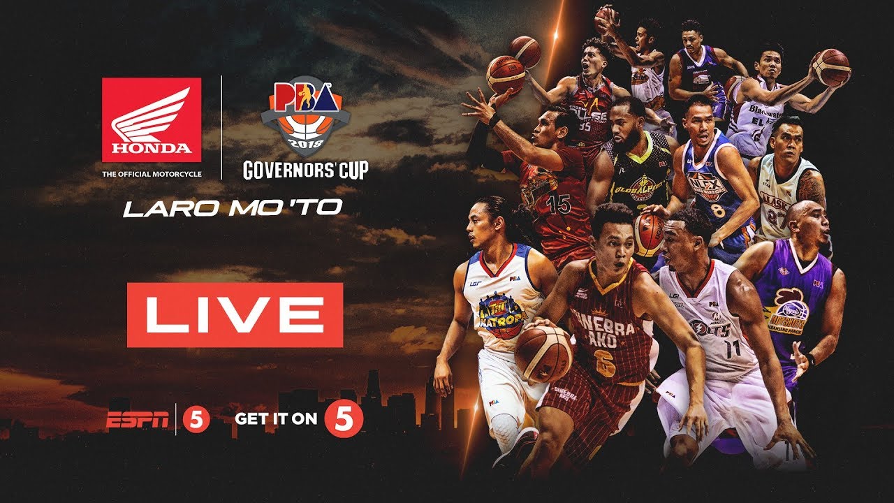 Livestream PBA Governors Cup (August 29)
