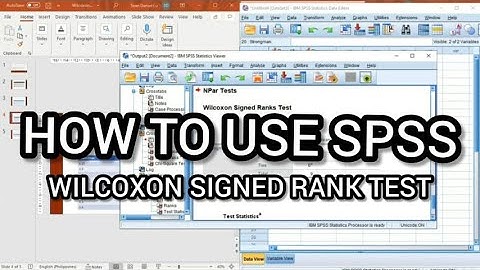 How to Analyze and Perform the Wilcoxon Signed Rank Test in SPSS 2021