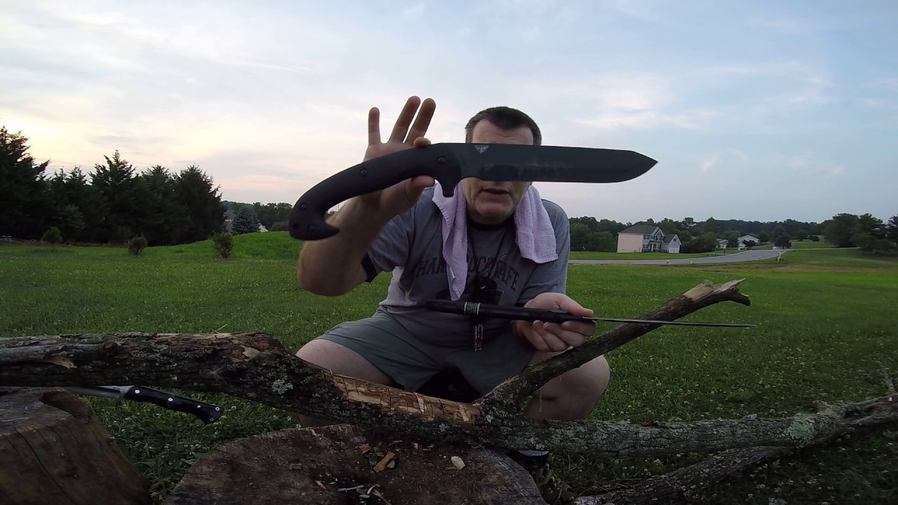 Jessica X Grind Debacle!  Saber Grind or Hollow Grind?  Yellow Hawk Customs Outdoors