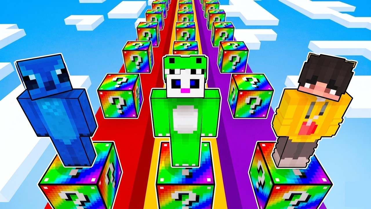 La Mejor Carrera de Lucky Blocks que vas a Ver en tu Vida