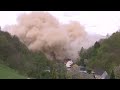 Sprengung der Rahmede-Talbrücke in Lüdenscheid