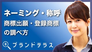 ネーミング・称呼ごとの商標出願・登録商標の調べ方「ブランドテラス」