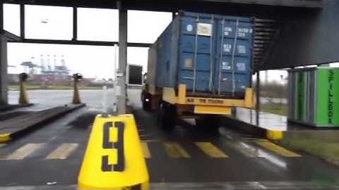 THE JANUS-GATE: RFID CONTAINER TERMINAL - Movie test