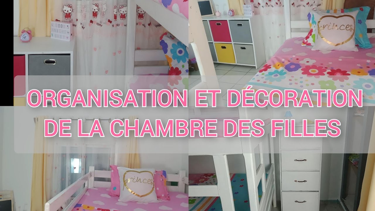 MOTIVATION MÉNAGE ORGANISATION ET DÉCORATION DE LA CHAMBRE DES FILLES /NOUVEAUTÉS /DÉSENCOMBREMENT