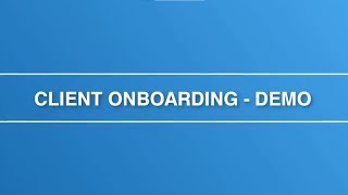 Century Software | Client On boarding Demo screenshot 1
