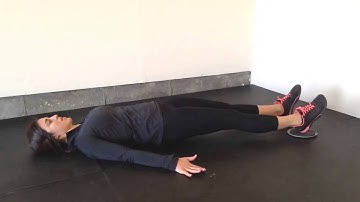 Hamstring Curl - With Gliders