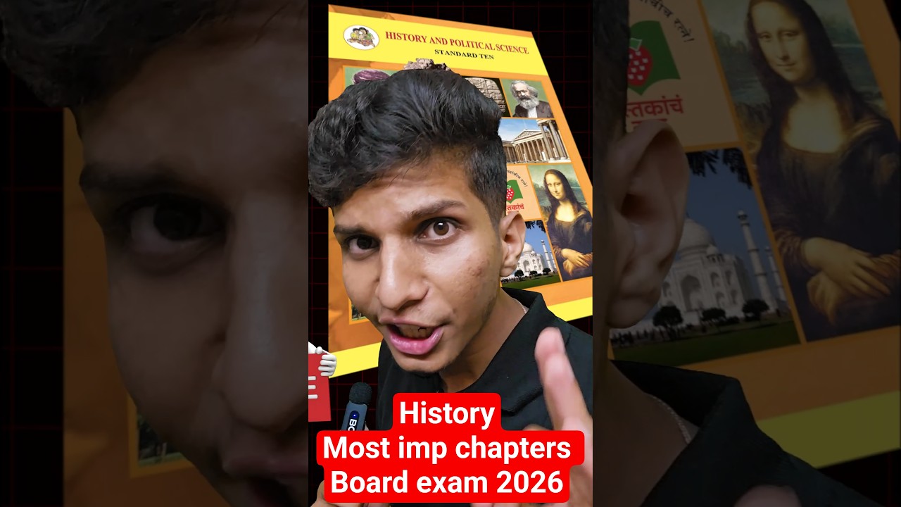 History MOST IMPORTANT CHAPTERS🔥 history chapter wise weightage 2026 class 10 ssc #class10 #ssc #mh