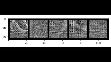 Visualizing the kernels of a trained a Convolutional Neural Network