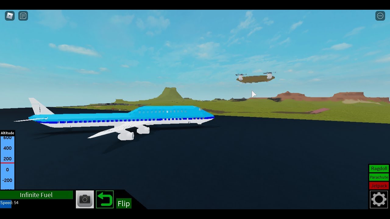 My New Klm Boeing 747 400 Roblox Plane Crazy Youtube