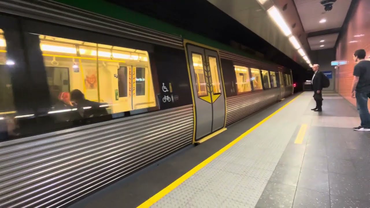 Transperth trains and Perth underground and Elizabeth quay!