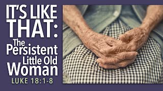 The Persistent Little Old Woman - Series: It's Like That! - 10/02/22