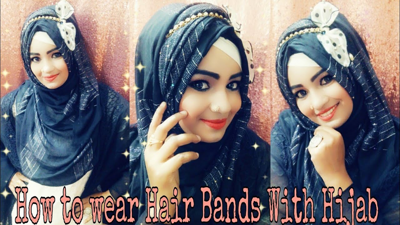 How to wear Hijab with Hair Bands//Hijab Tutorial//Headband Hijab  style_25_Mukta Bhuiyan❣️ - YouTube