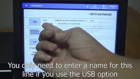Backing Up Logs in Sam4POS