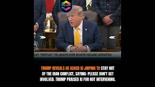 Detalles Trump reveals he asked Xi Jinping to stay out of the Iran #Trump #XiJinping #Iran #DipakMediaNetwork Actualización