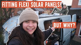 Installing SOLAR PANELS & SPLIT CHARGER in to Renault Master | DIY Campervan Build Ep 8